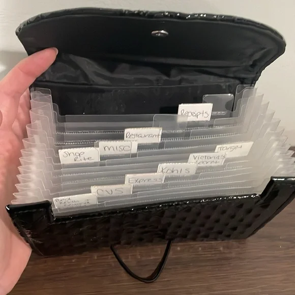 {SHEIN} Receipt Coupon Organizer, 12 Pockets - Picture 3 of 4